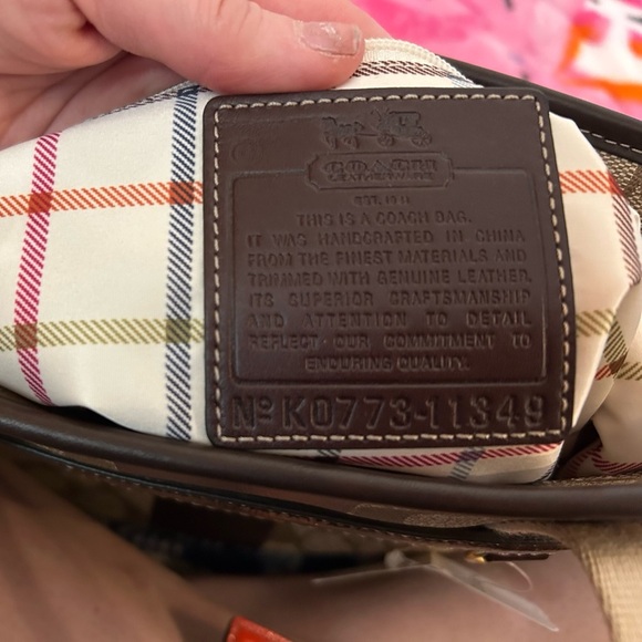 Coach Brown and Tan Tote Bag - Picture 7 of 7